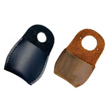 Maxbell Thumb Guard Premium Handmade Working Carving Kit PU Leather Finger Protector Black