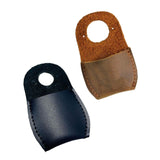 Maxbell Thumb Guard Premium Handmade Working Carving Kit PU Leather Finger Protector Black