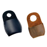 Maxbell Thumb Guard Premium Handmade Working Carving Kit PU Leather Finger Protector Black