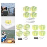 Maxbell Fishing Tackle Boxes Bottom Pads Raiser Lightweight Foot Mats Tool Accessory A