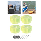 Maxbell Fishing Tackle Boxes Bottom Pads Raiser Lightweight Foot Mats Tool Accessory B