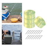 Maxbell Fishing Tackle Boxes Bottom Pads Raiser Lightweight Foot Mats Tool Accessory C