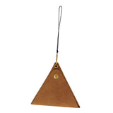 Maxbell Hanging Neck Pouch Decorative PU Leather with Removable Lanyard Purse Holder Brown