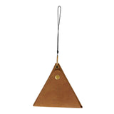 Maxbell Hanging Neck Pouch Decorative PU Leather with Removable Lanyard Purse Holder Brown