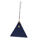 Maxbell Hanging Neck Pouch Decorative PU Leather with Removable Lanyard Purse Holder Dark Blue