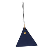Maxbell Hanging Neck Pouch Decorative PU Leather with Removable Lanyard Purse Holder Dark Blue