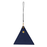 Maxbell Hanging Neck Pouch Decorative PU Leather with Removable Lanyard Purse Holder Dark Blue