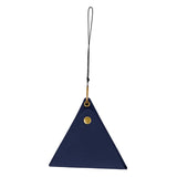 Maxbell Hanging Neck Pouch Decorative PU Leather with Removable Lanyard Purse Holder Dark Blue