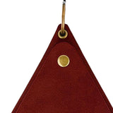 Maxbell Hanging Neck Pouch Decorative PU Leather with Removable Lanyard Purse Holder Red