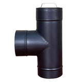 Maxbell Chimney Pipe Three Way Joint Fireplace Stove Pipe for Outdoor Furnace Burner