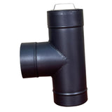 Maxbell Chimney Pipe Three Way Joint Fireplace Stove Pipe for Outdoor Furnace Burner