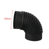 Maxbell Stove Pipe Elbow Liner Stove Chimney Pipe for Picnic Camping Hot Tents Stove