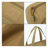 Maxbell Tent Stakes Storage Bag Case Ground Nail Carry Bag for Outdoor Picnic Hiking Khaki