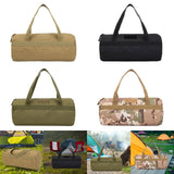 Maxbell Tent Stakes Storage Bag Case Ground Nail Carry Bag for Outdoor Picnic Hiking Khaki