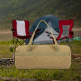 Maxbell Tent Stakes Storage Bag Case Ground Nail Carry Bag for Outdoor Picnic Hiking Khaki