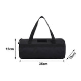 Maxbell Tent Stakes Storage Bag Case Ground Nail Carry Bag for Outdoor Picnic Hiking black