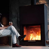 Maxbell Stove Pipe Trim Collar Accessory Durable Heat Resistant Steel Rosette Collar