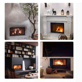 Maxbell Stove Pipe Trim Collar Accessory Durable Heat Resistant Steel Rosette Collar