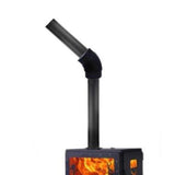 Maxbell 45 Degree Elbow Pipe Flexible Accessories Durable Stove Pipe Elbow