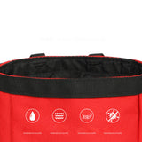 Maxbell Tool Belt Pouch Pocket Toolkit Utility Pouch for Trekking Hiking Exploration Red