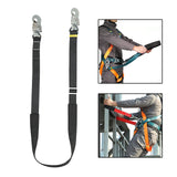 Maxbell Climbing Safety Belt Work Safety Belt for Climbing Outdoor Activities Caving Black