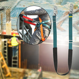 Maxbell Climbing Safety Belt Work Safety Belt for Climbing Outdoor Activities Caving Blue