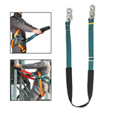 Maxbell Climbing Safety Belt Work Safety Belt for Climbing Outdoor Activities Caving Blue