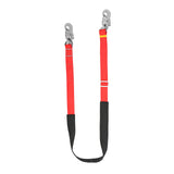 Maxbell Climbing Safety Belt Work Safety Belt for Climbing Outdoor Activities Caving Red
