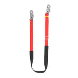 Maxbell Climbing Safety Belt Work Safety Belt for Climbing Outdoor Activities Caving Red