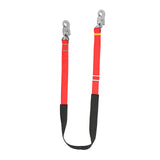 Maxbell Climbing Safety Belt Work Safety Belt for Climbing Outdoor Activities Caving Red