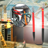 Maxbell Climbing Safety Belt Work Safety Belt for Climbing Outdoor Activities Caving Red