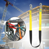 Maxbell Climbing Safety Belt Work Safety Belt for Climbing Outdoor Activities Caving Yellow