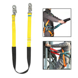 Maxbell Climbing Safety Belt Work Safety Belt for Climbing Outdoor Activities Caving Yellow