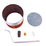 Maxbell Stove Pipe Damper Sturdy Heat Resistant Accessories Clip Household Fireplace