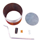 Maxbell Stove Pipe Damper Sturdy Heat Resistant Accessories Clip Household Fireplace