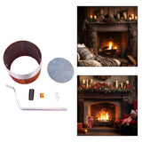Maxbell Stove Pipe Damper Sturdy Heat Resistant Accessories Clip Household Fireplace