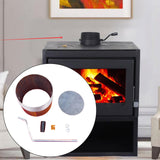 Maxbell Stove Pipe Damper Sturdy Heat Resistant Accessories Clip Household Fireplace