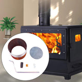 Maxbell Stove Pipe Damper Sturdy Heat Resistant Accessories Clip Household Fireplace