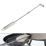 Maxbell Grill Ash Rake Ash Removal Wood Burning Grill Cleaner for Stove Grill Garden