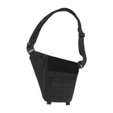 Maxbell Men's Chest Bag Chest Pack Daypack for Outdoor Sports Motorcycle Backpacking All Black