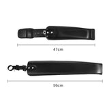 Maxbell Bike Mudguard Front Rear Set Supplies Accs Mudflap for Riding Sports Outdoor Plastic Buckle