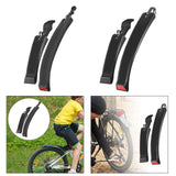 Maxbell Bike Mudguard Front Rear Set Supplies Accs Mudflap for Riding Sports Outdoor Plastic Buckle