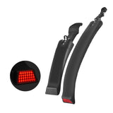 Maxbell Bike Mudguard Front Rear Set Supplies Accs Mudflap for Riding Sports Outdoor Plastic Buckle