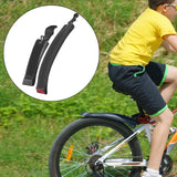 Maxbell Bike Mudguard Front Rear Set Supplies Accs Mudflap for Riding Sports Outdoor Plastic Buckle