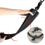 Maxbell Bike Mudguard Front Rear Set Supplies Accs Mudflap for Riding Sports Outdoor Plastic Buckle