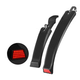 Maxbell Bike Mudguard Front Rear Set Supplies Accs Mudflap for Riding Sports Outdoor Iron Buckle