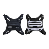 Maxbell Chest Rig Bag Multifunction Men Women Chest Pack for Travel Climbing Cycling Black
