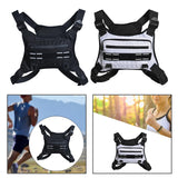 Maxbell Chest Rig Bag Multifunction Men Women Chest Pack for Travel Climbing Cycling Black