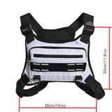 Maxbell Chest Rig Bag Multifunction Men Women Chest Pack for Travel Climbing Cycling Black