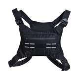 Maxbell Chest Rig Bag Multifunction Men Women Chest Pack for Travel Climbing Cycling Black